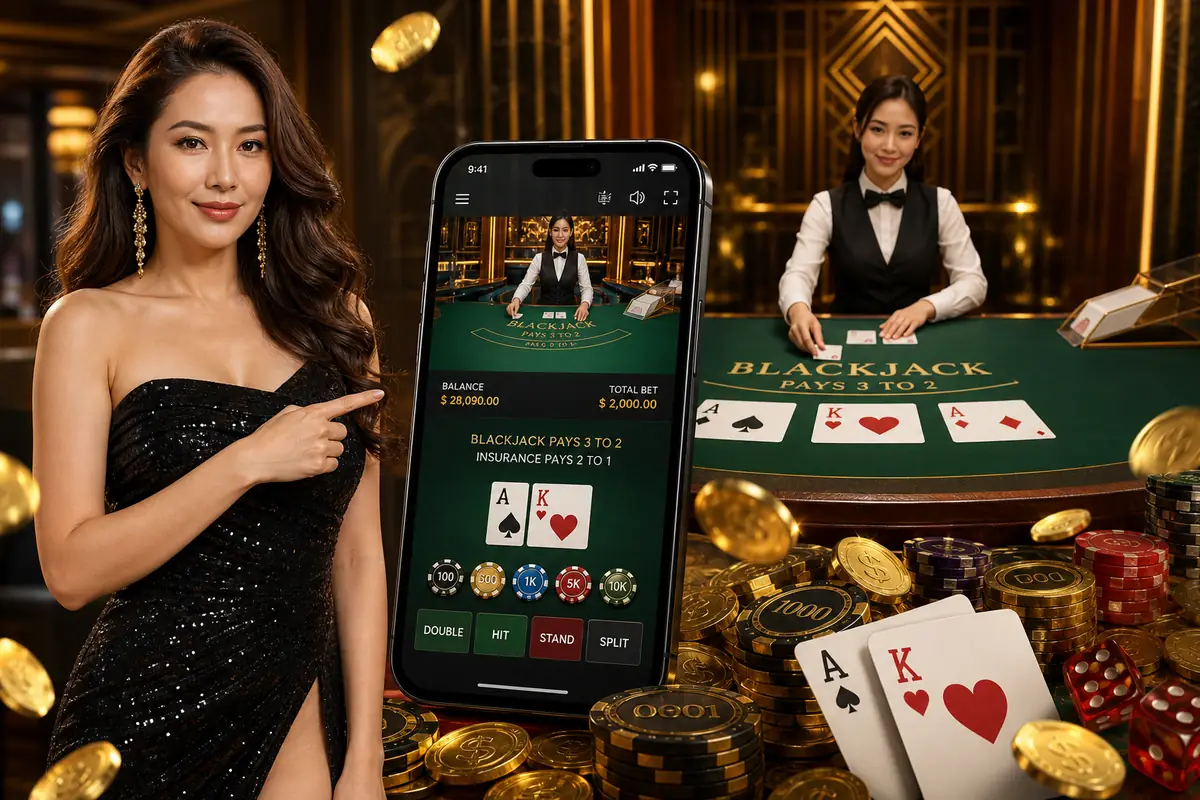 ongcuci Casino meja live baccarat dealer nyata